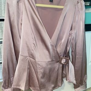 F21 mauve blouse